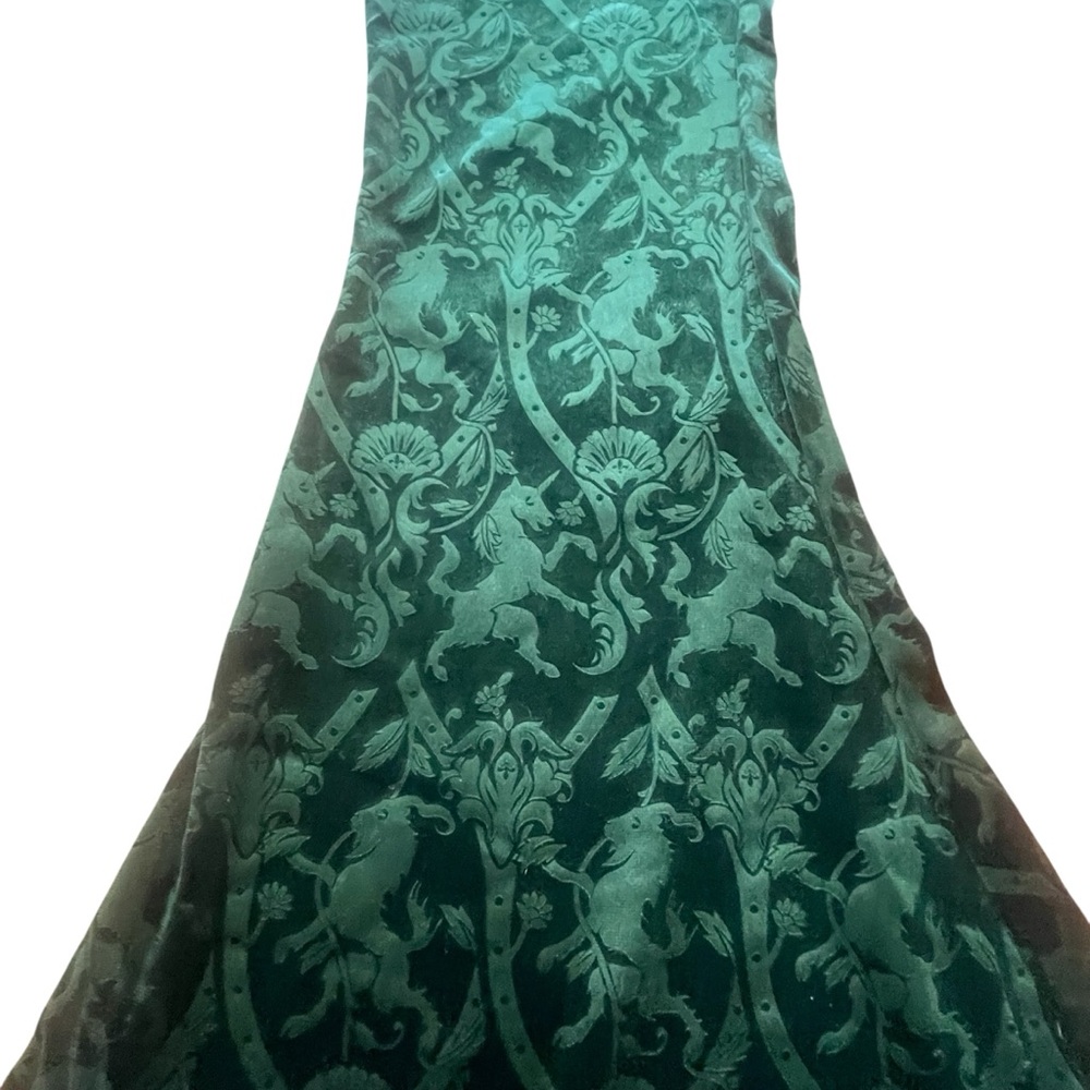 Killstar Dark Dynasty Emerald Green Flair Pants Size Small - Picture 5 of 9